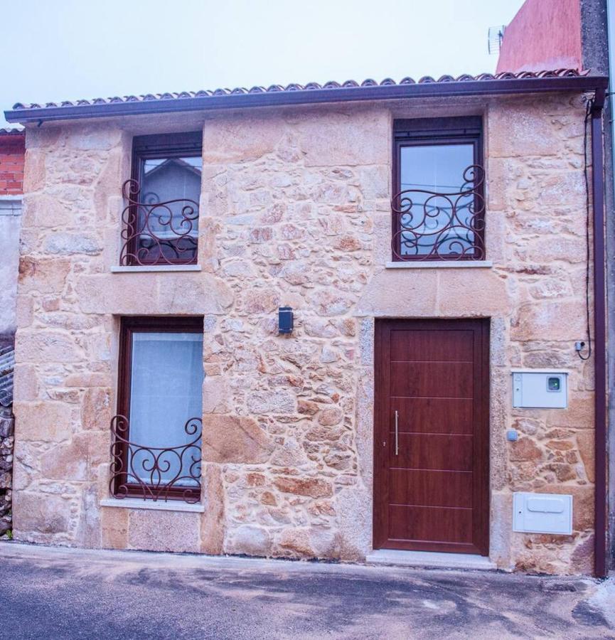 Villa Casa Bretema En 1ª Linea De Playa Boiro Exterior foto